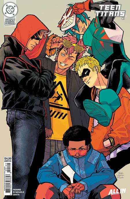 TEEN TITANS #1 Second Printing Cvr B Rickie Yagawa & Tamra Bonvillain Cardstock Var *PRE ORDER*