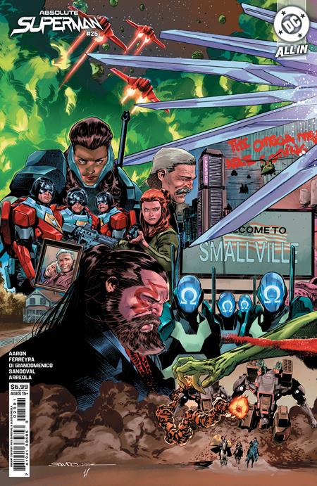 ABSOLUTE SUPERMAN #25 CVR H RAFA SANDOVAL LEFT CONNECTING CARD STOCK VAR *PRE ORDER*