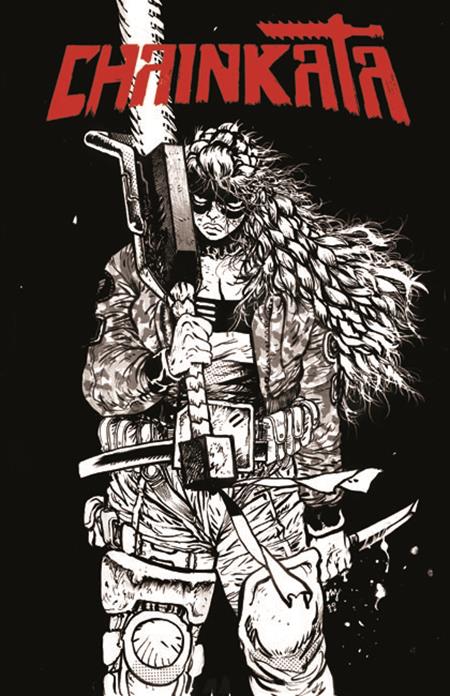 CHAINKATA #1 CVR B DANIEL WARREN JOHNSON B&W VAR *PRE ORDER*