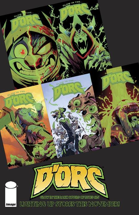 DORC #1-5 GLOW IN THE DORC VARIANT BUNDLE *PRE ORDER*