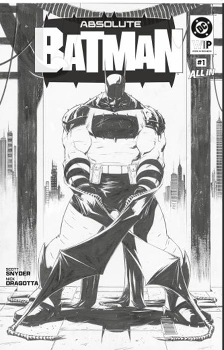 DC W.I.P. ABSOLUTE BATMAN #1 Second Printing Cvr A&B Bundle *PRE ORDER*