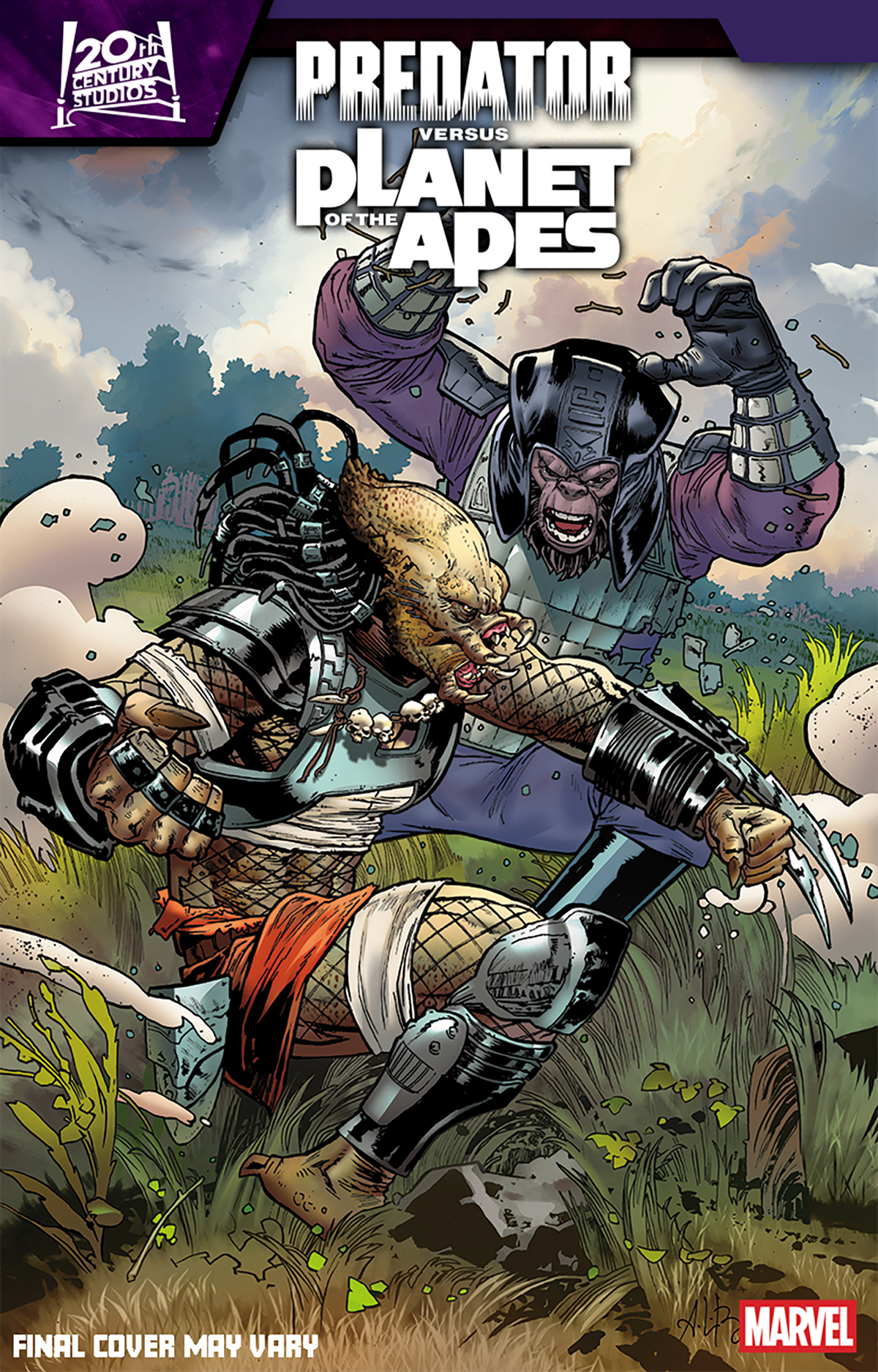 PREDATOR VS. THE PLANET OF THE APES #5 ANDREI BRESSAN VARIANT *PRE ORDER*