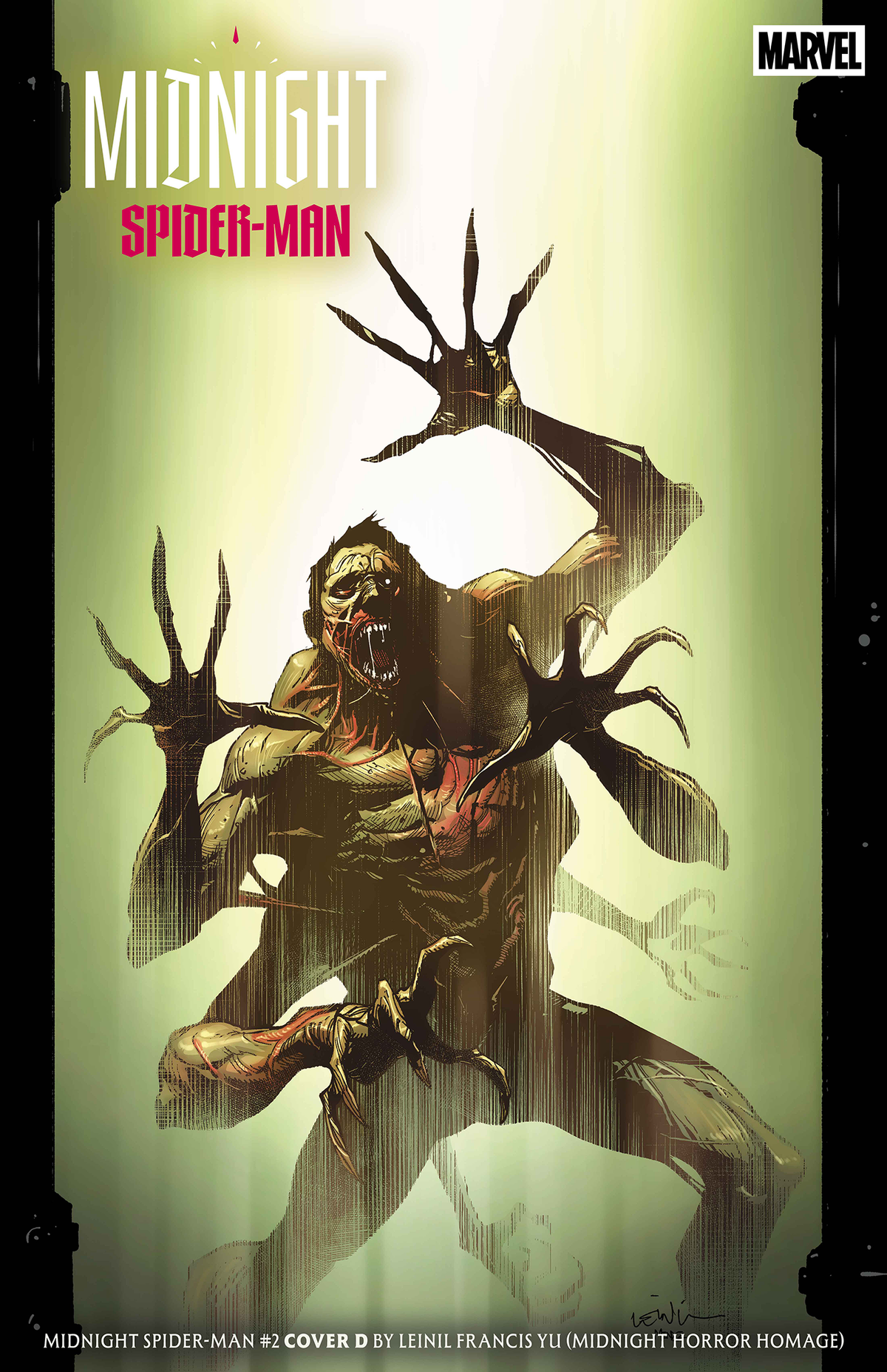 MIDNIGHT SPIDER-MAN #2 COVER D LEINIL YU MIDNIGHT HORROR HOMAGE VARIANT *PRE ORDER*