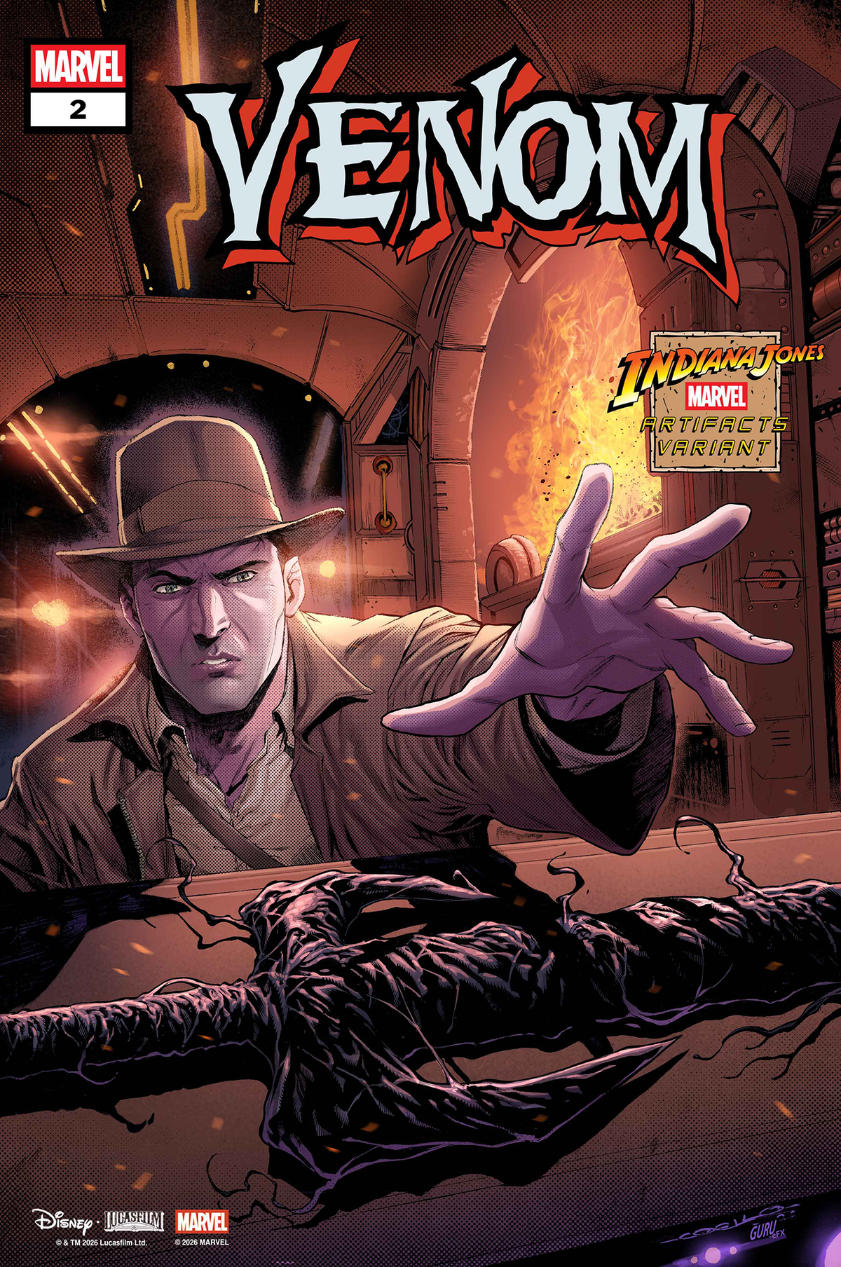 VENOM #2 IBAN COELLO INDIANA JONES MARVEL ARTIFACT VARIANT *PRE ORDER*